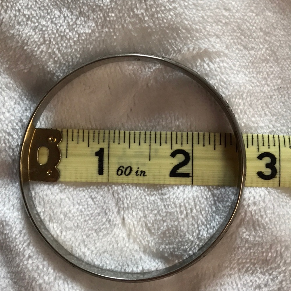 Antique 925 Silver Bangle - image 5
